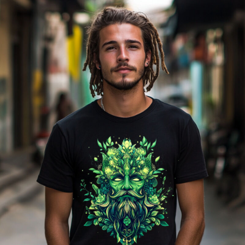 Men's T-Shirt Green Man Thumbnail