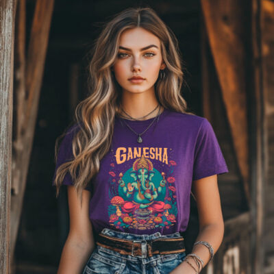 Ladies T-Shirt Ganesha Thumbnail