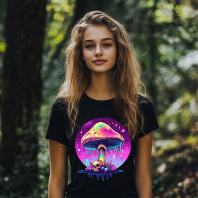 Ladies Slim Fit T-Shirt Mystic Mushroom  Thumbnail