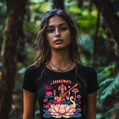 Ladies Slim Fit T- Saraswati Thumbnail